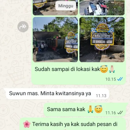 Pengiriman Papan Bunga Duka Cigemlong